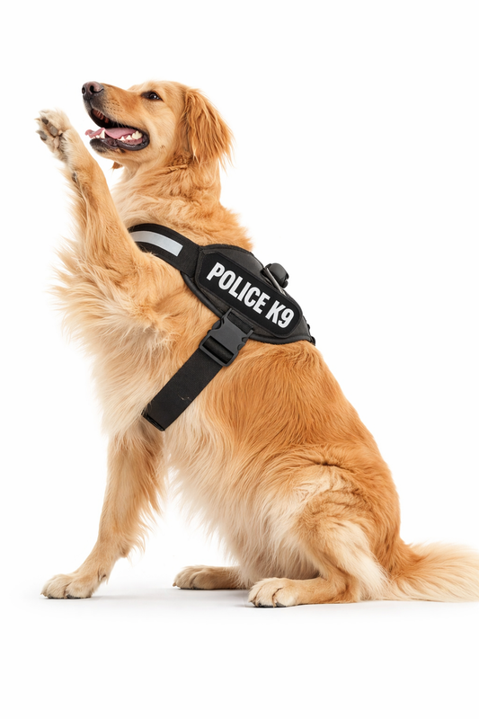 Dog Harness K9 with Rope | No Pull Dog Body Belt | Reflective Dog Vest Oxford Fabric | Soft Padded Easy Control Dog Chest Neck Belt | No More Pulling Or Choking Small Dog And ROPE Length is 5 Feet