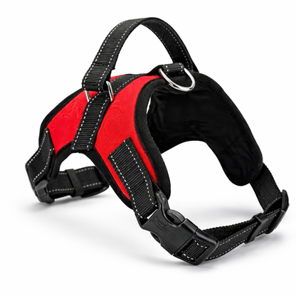 Adjustable Reflective Dog Harness | Comfortable No-Pull Pet Body Belt | Strong Nylon Safety Vest for Dogs